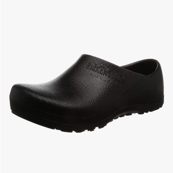 Birkenstock Textured Black Slip-On Clogs Size 40 - Picture 1 of 7